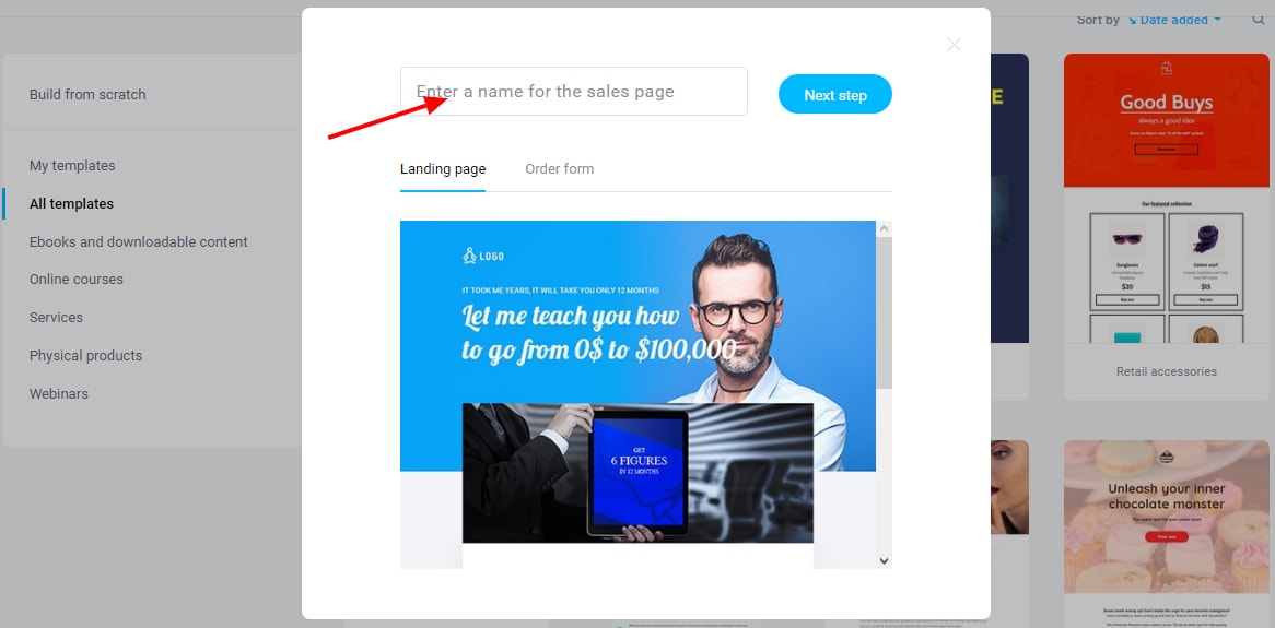 satış sayfanızı oluşturmak