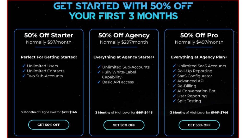 Gohighlevel Oferty na Czarny piątek 2022