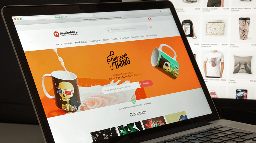 วิธีขายบน redbubble