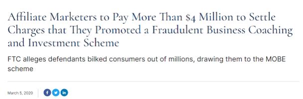 Divulgar links afiliados