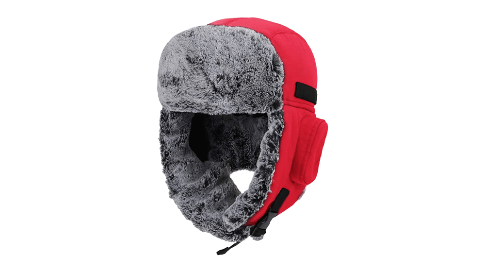 Connectyle 暖かいトラッパーハット メンズ 冬用 ロシアンハット