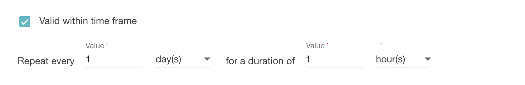 Voucherify 中的有效期