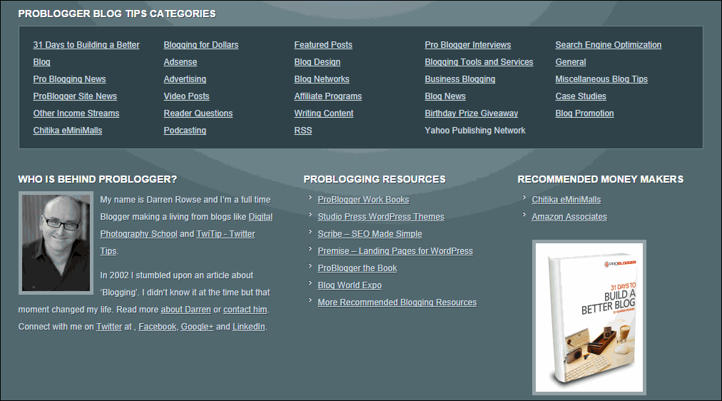 Un esempio di immagine dell'utilizzo delle categorie per ottenere idee per gli argomenti per i post delle interviste di gruppo.