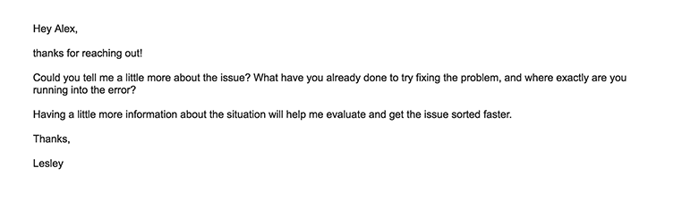 groove 总部客户服务电子邮件模板