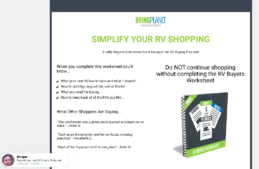 esempi di ottime pagine di destinazione