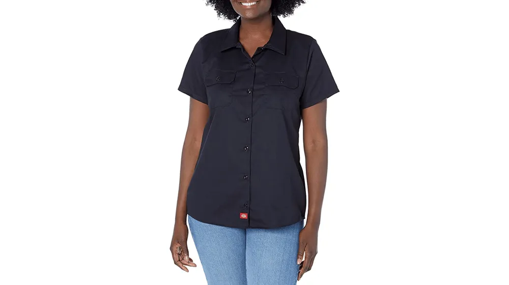 เสื้อทูนิคติดกระดุมหน้าผู้หญิง Red Kap