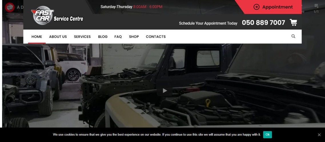 Schnelles Auto-Service-Center