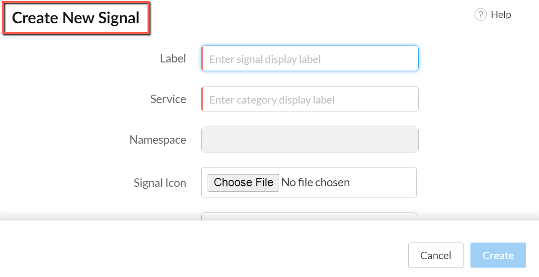 Ustawienia sygnałów