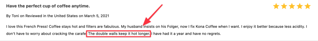 مراجعة منتج أمازون