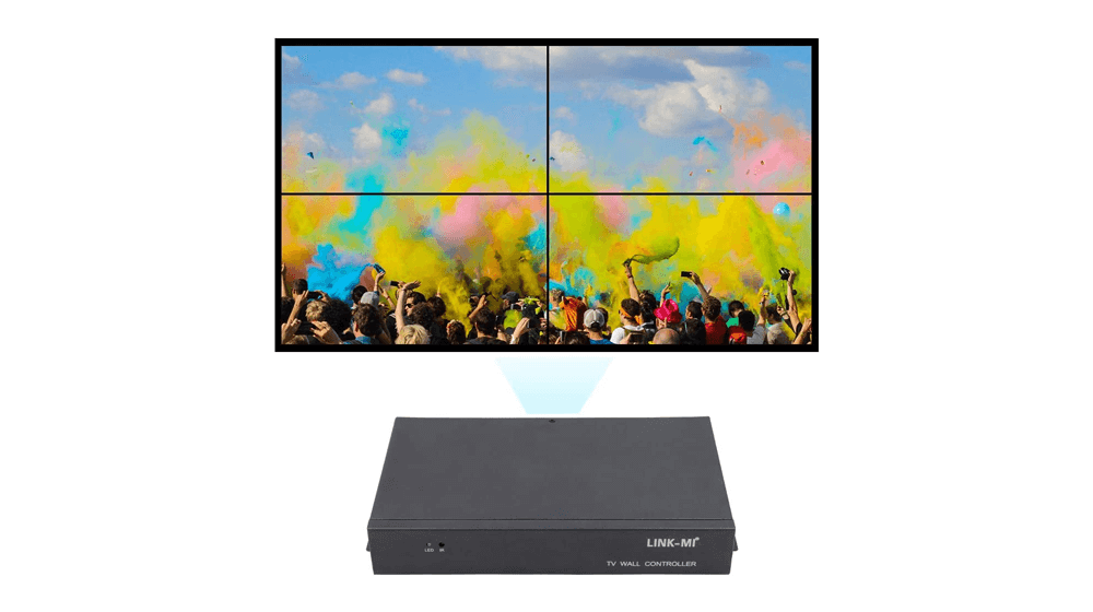 Controler de perete video LINK-MI TV04 2x2 Intrare USB+HDMI+VGA+AV