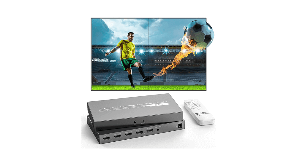 Video Wall Controller 2X2, Video Wall, JCHICI TV Wall Processor