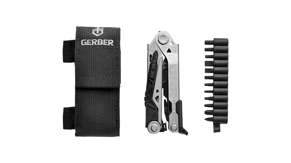 Gerber Gear 30-001194N Attrezzo multiuso a trasmissione centrale con set di punte