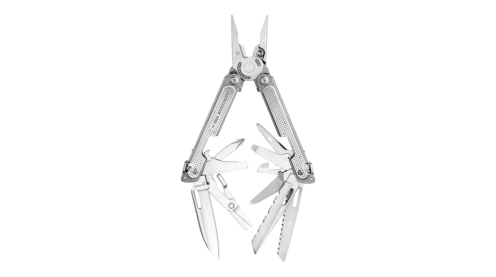 LEATHERMAN, FREE P4 Multitool con chiusura magnetica