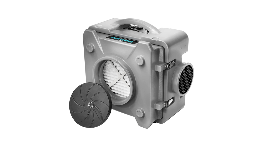 Płuczki powietrza CADPXS 550CFM z 3-stopniowym systemem filtracji i filtrem MEVR-10