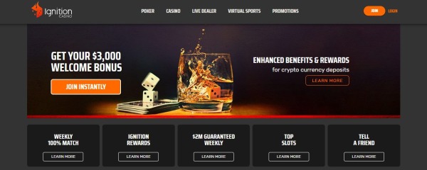 Ignition Casino - Najlepsze kasyna online