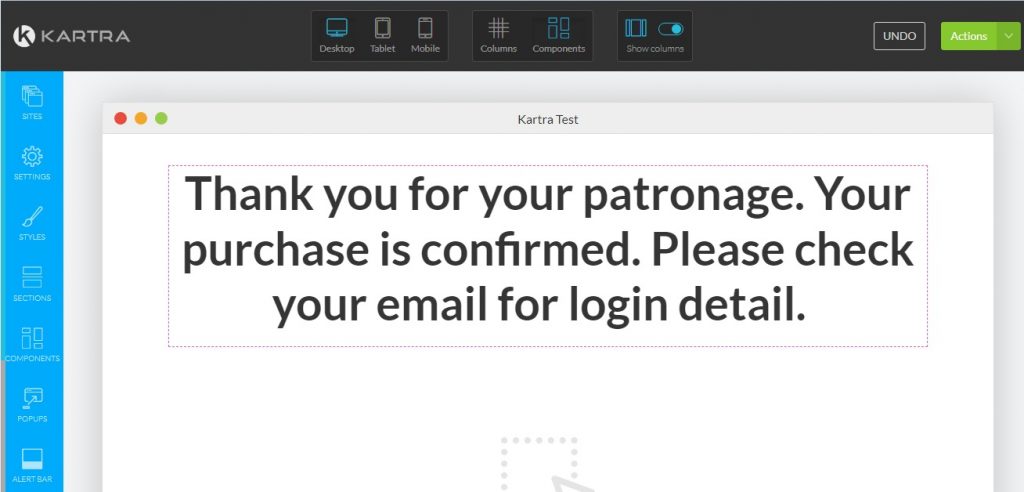 Kartra+untuk+kursus+publikasikan langsung