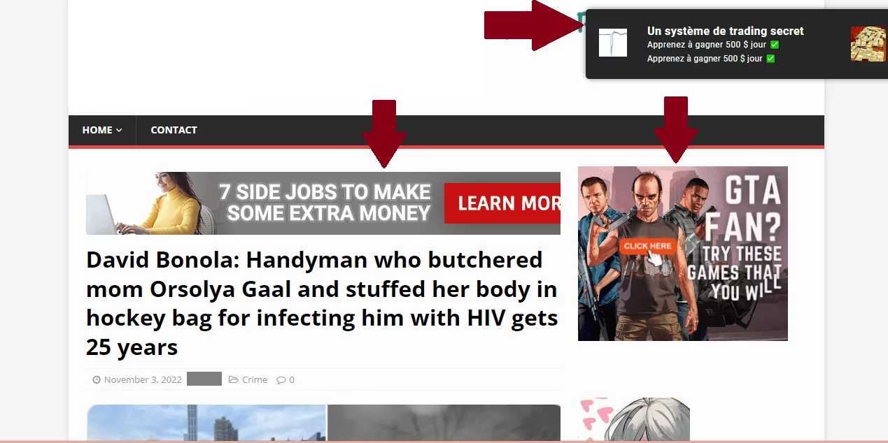 Połączenie banerów i paska społecznościowego na stronie internetowej