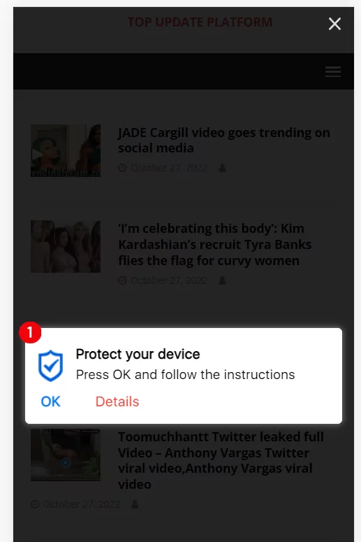 reklamy pełnoekranowe na urządzeniach mobilnych
