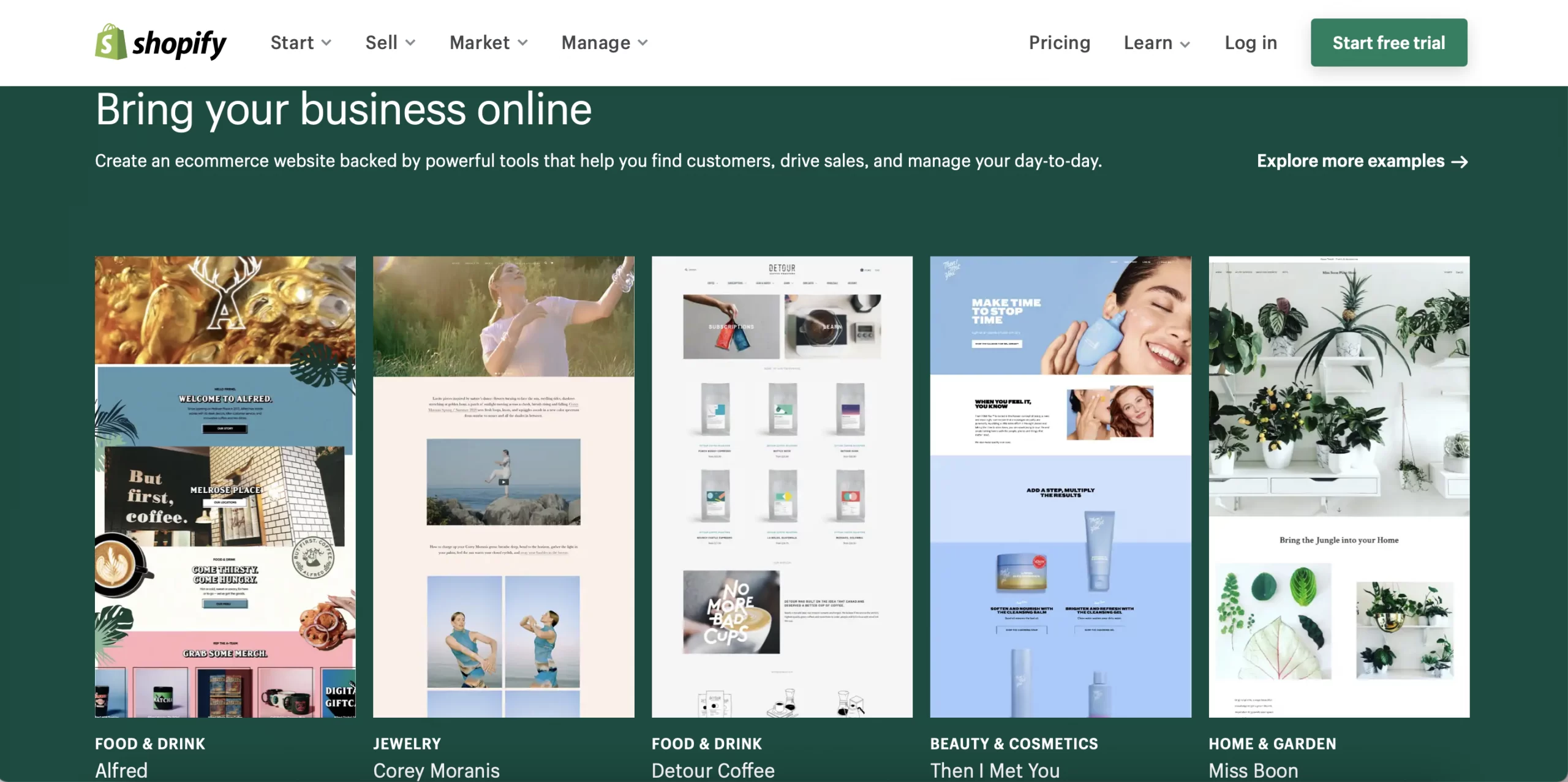Shopify بدائل WordPress