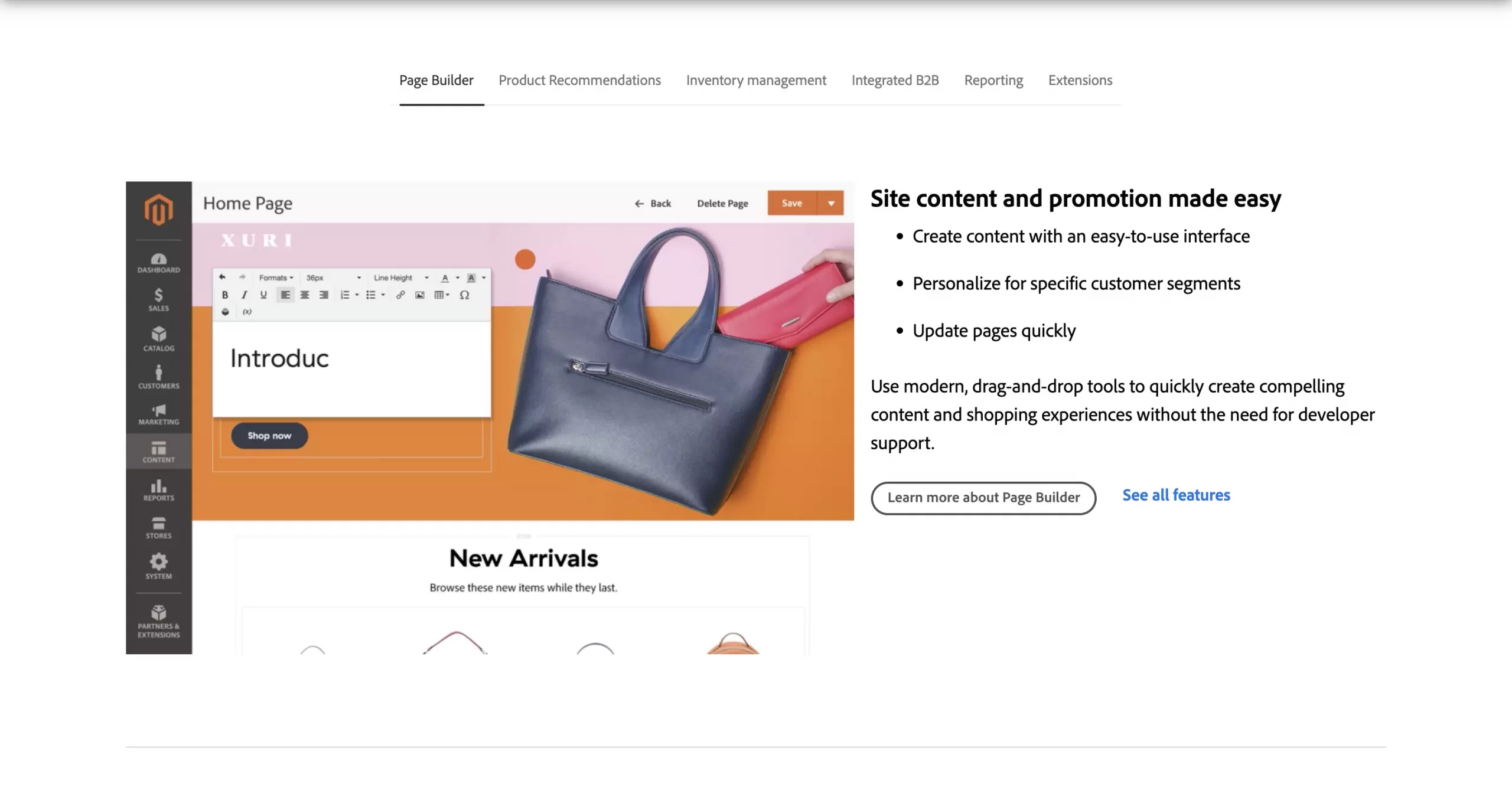 بدائل Adobe Commerce WordPress