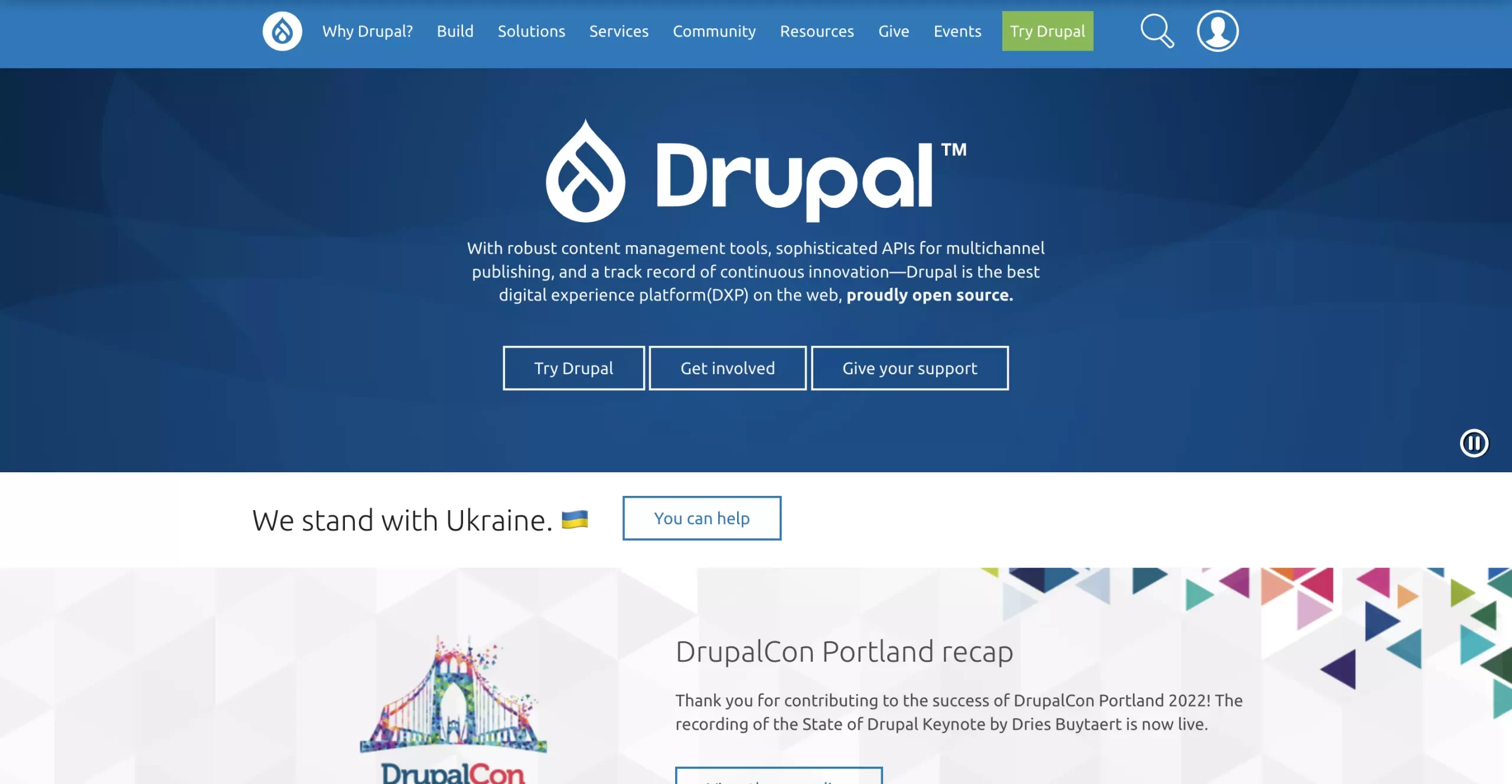 Drupal WordPress の代替案