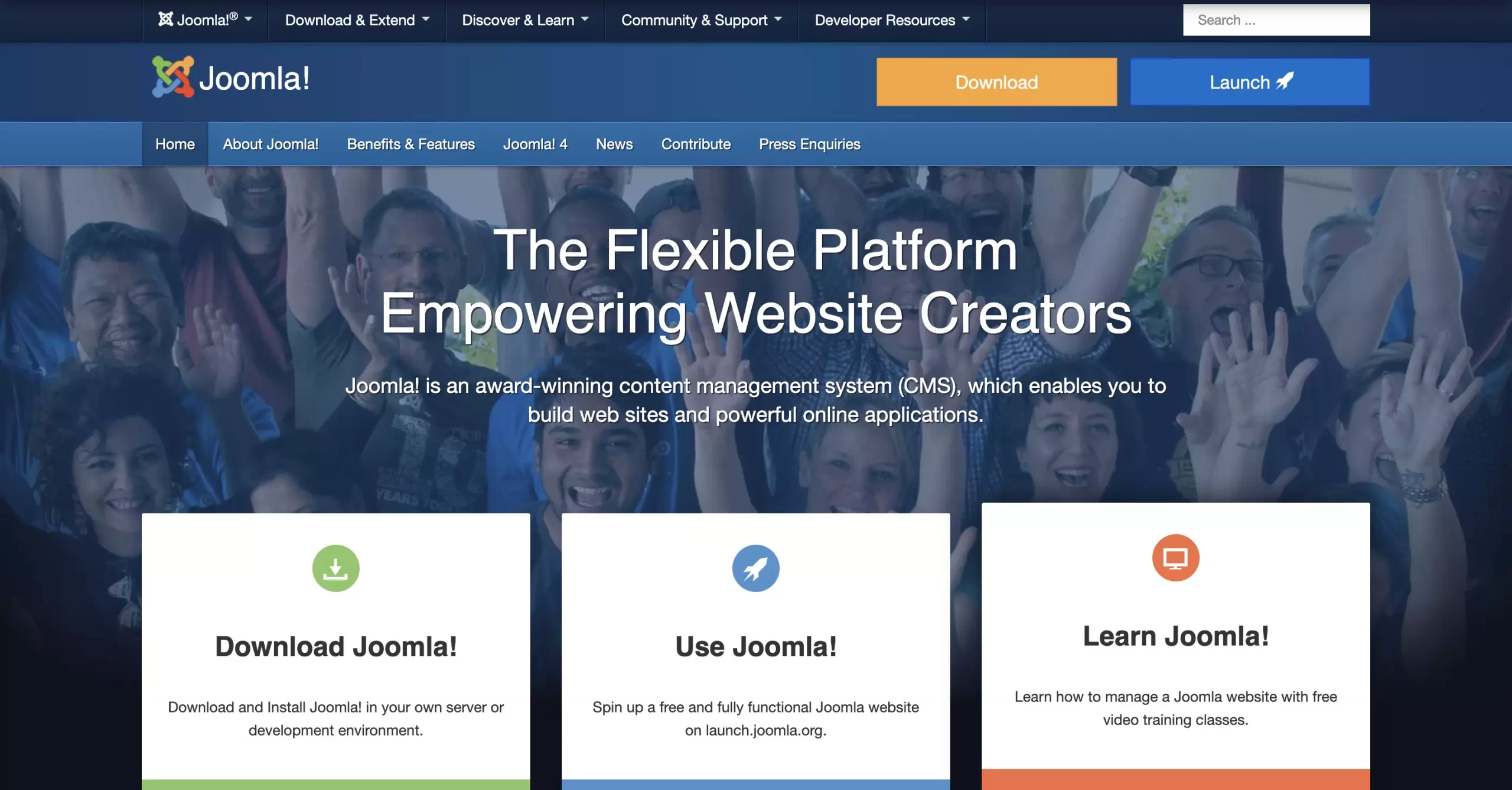 Joomla WordPress の代替