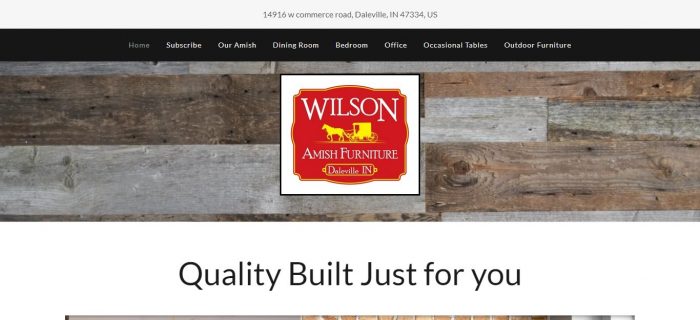 Wilson Amish Furniture - Paleți de lichidare în Indianapolis