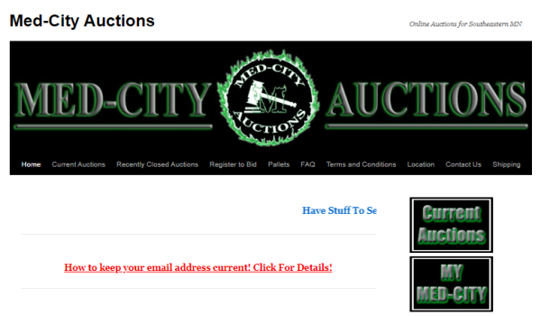 Med-City Auctions - palettes de liquidation Minnesota