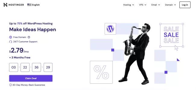 Hostinger 最高の WordPress ホスティング