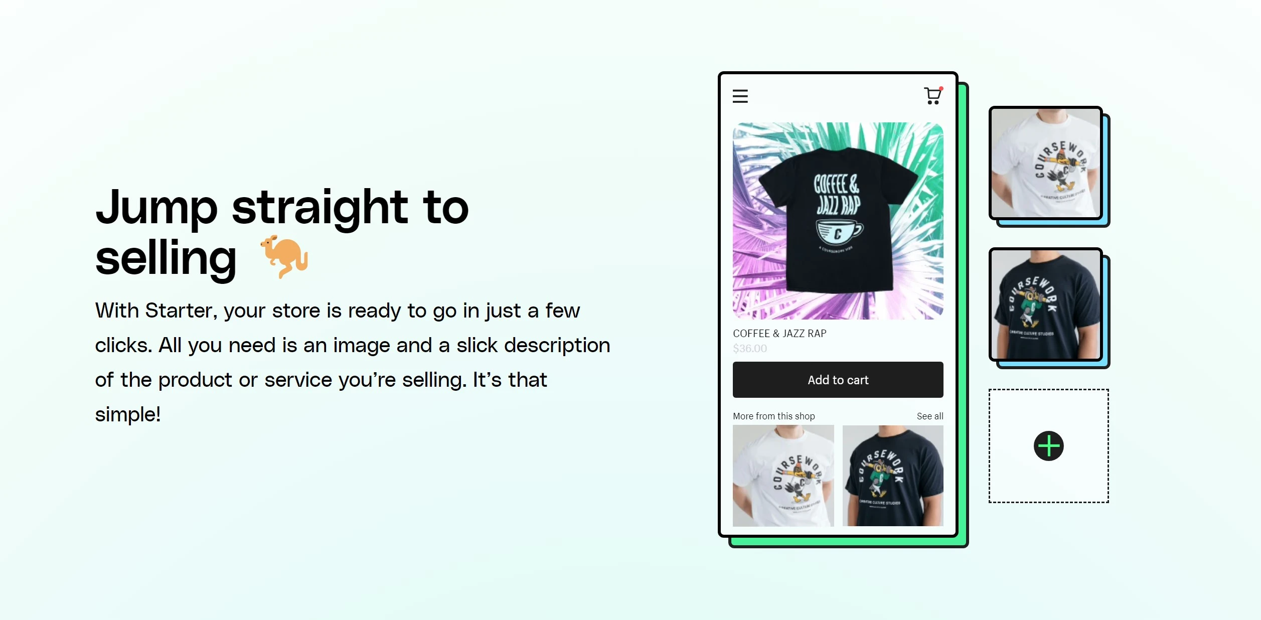Shopify Starter ile kolay satış