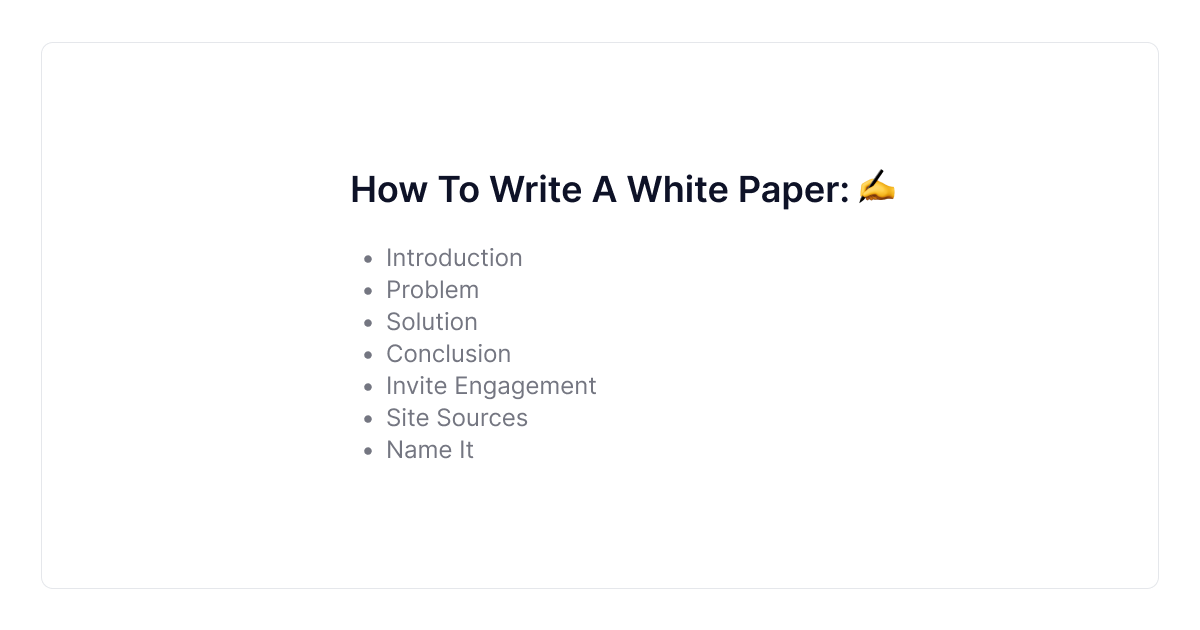 วิธีเขียนกระดาษขาว