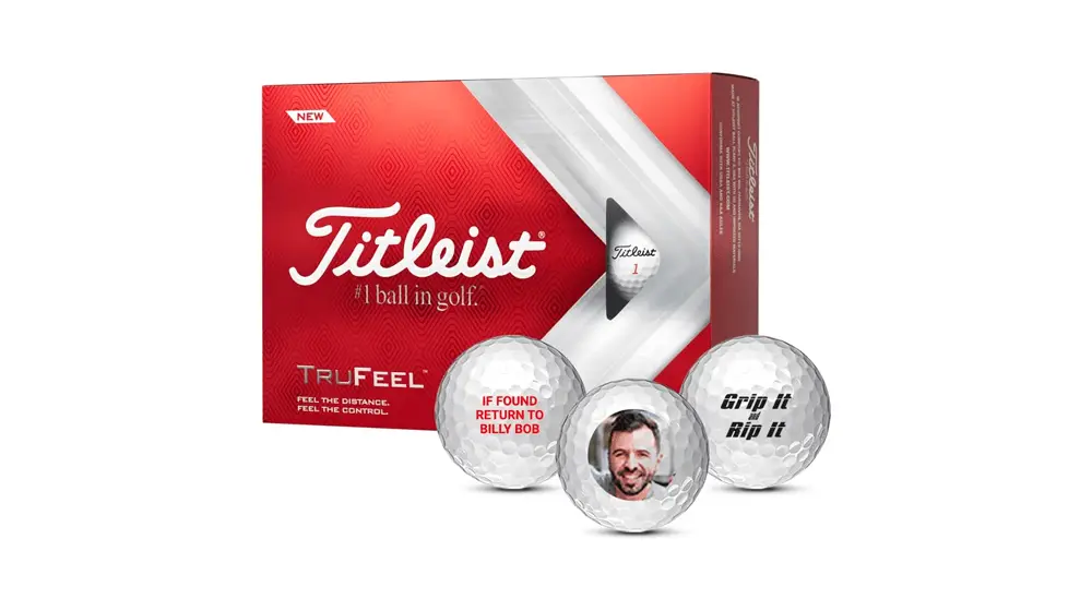 Balles de golf personnalisées Titleist TruFeel