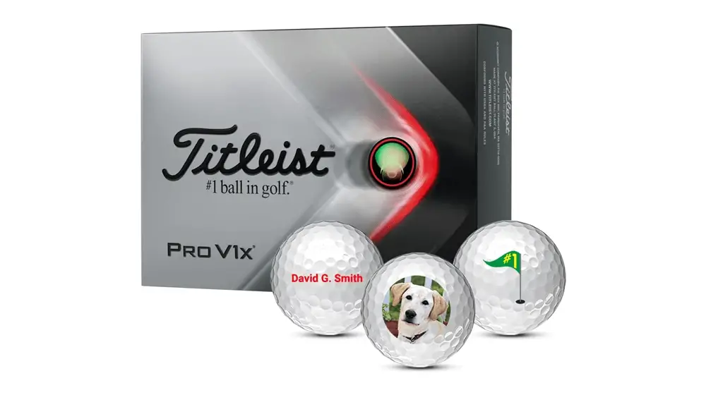 Balles de golf personnalisées Titleist Pro V1X