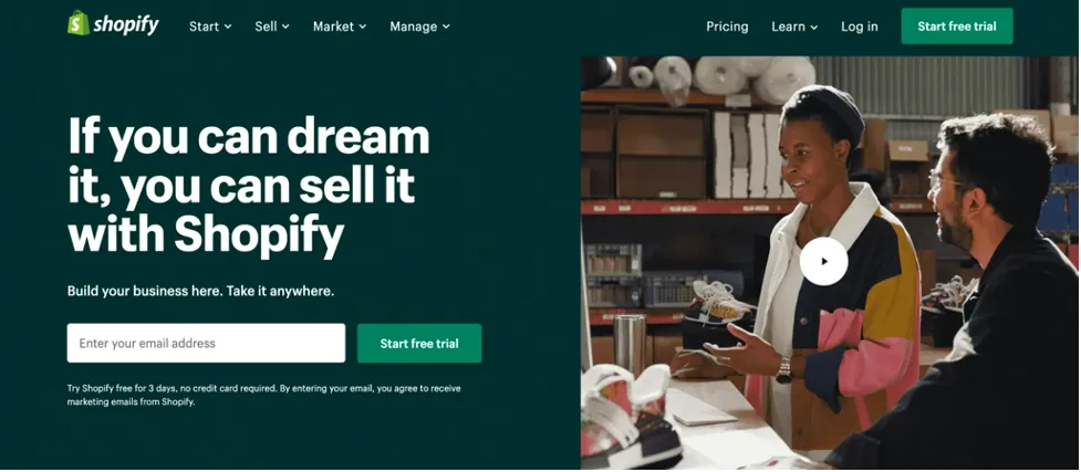 Shopify Basic против стандартного магазина большой коммерции Shopify Store