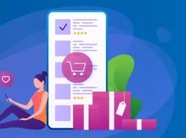 ¿Era comercio electrónico? Se vio a una mujer comprando a través de su dispositivo móvil, lo que indica el uso del comercio electrónico moderno, que es el comercio electrónico es la compra y venta en línea de bienes o servicios. Aprenda las estrategias y ejemplos de los mejores sitios de comercio electrónico que existen.