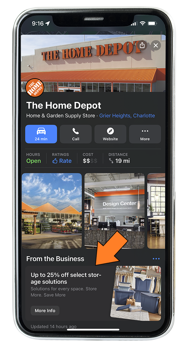 Apple Business Connect 展示示例