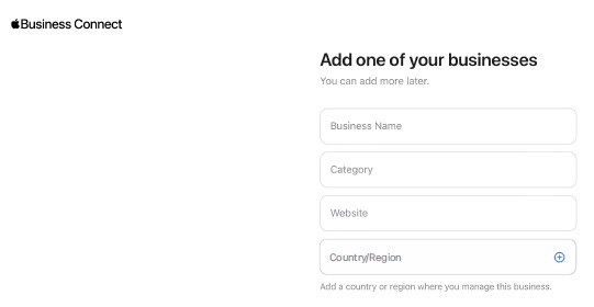 添加您的业务之一