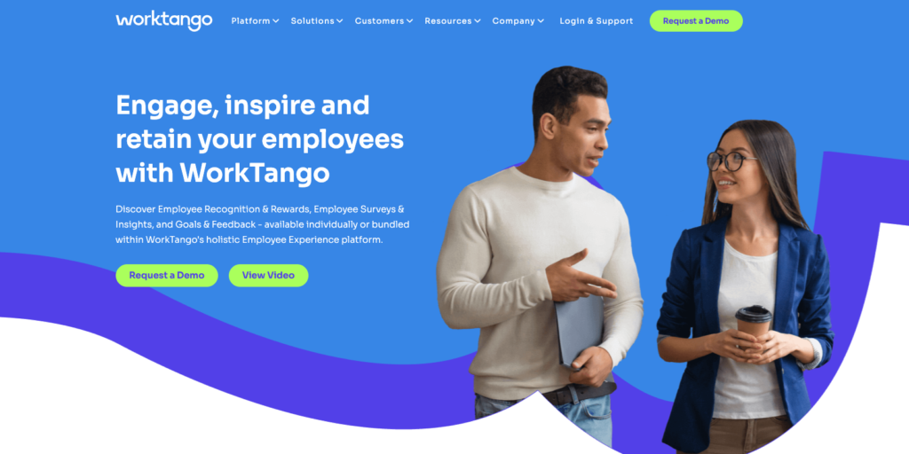 worktango web sayfasının ekran görüntüsü