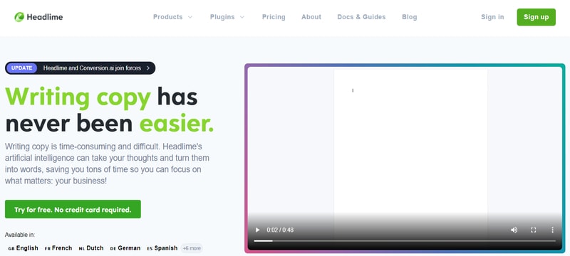 برنامج كتابة الإعلانات
