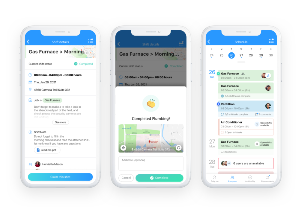 Connecteam - 派遣および従業員スケジューリング アプリ