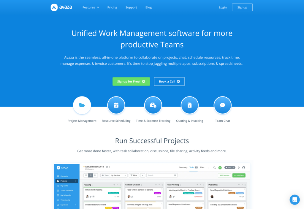 Zrzut ekranu strony internetowej Avaza