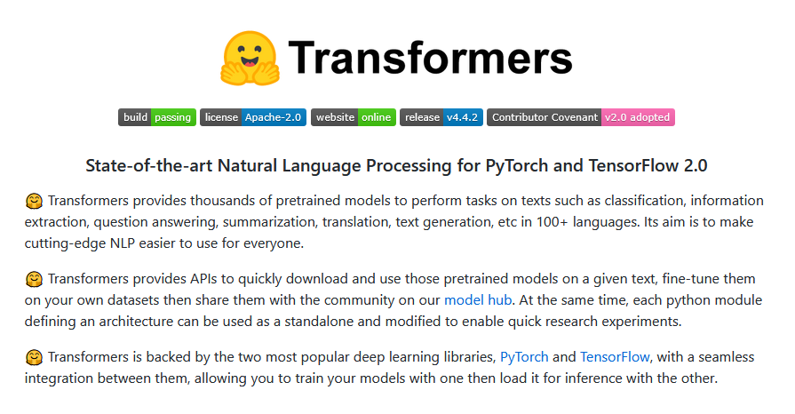 1*x ijWRtIRNRVMMRbh7H7mQ Hugging Face Transformers