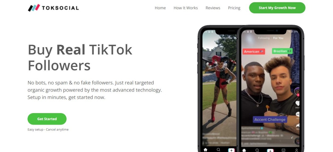 TokSocial-tik tok takipçi uygulamaları
