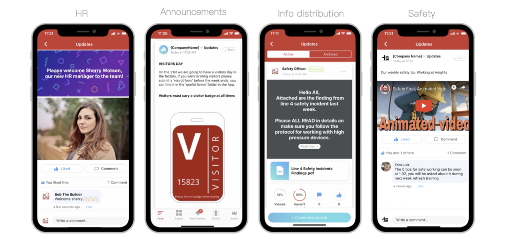 Angajamentul de producție Connecteam