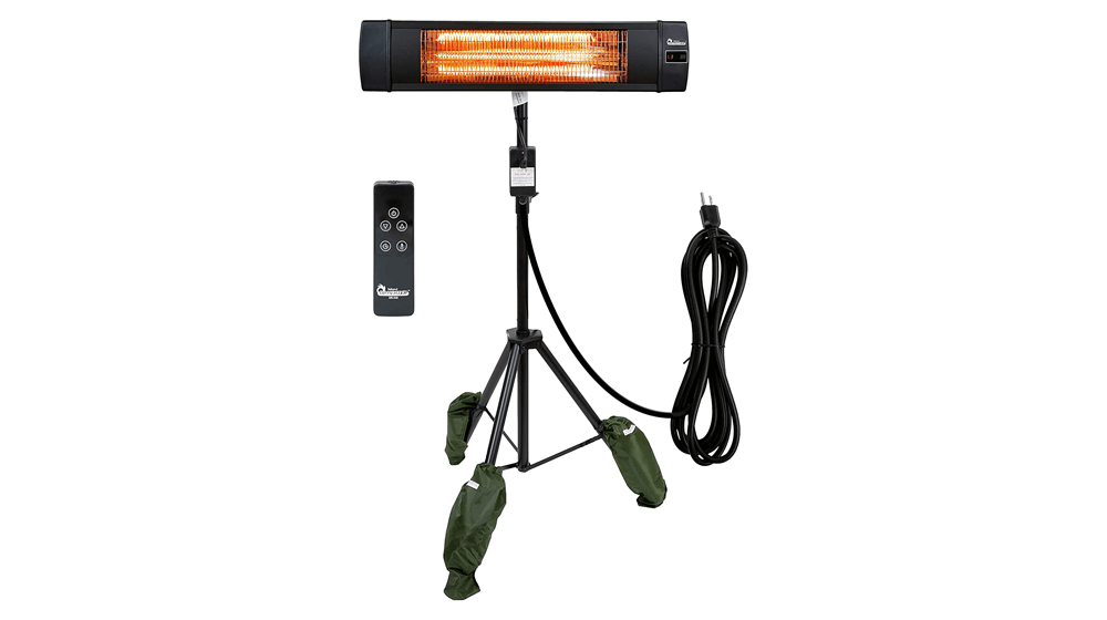 Dr Infrared Heater DR-338 Carbono Infravermelho Pátio Aquecedor com Tripé