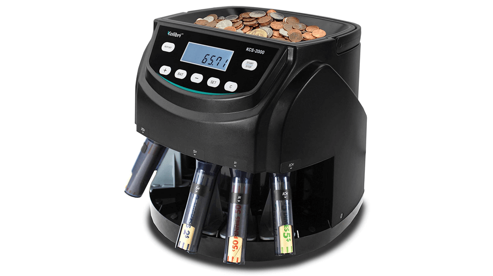 Compteur de pièces professionnel Kolibri KCS-2000 USD