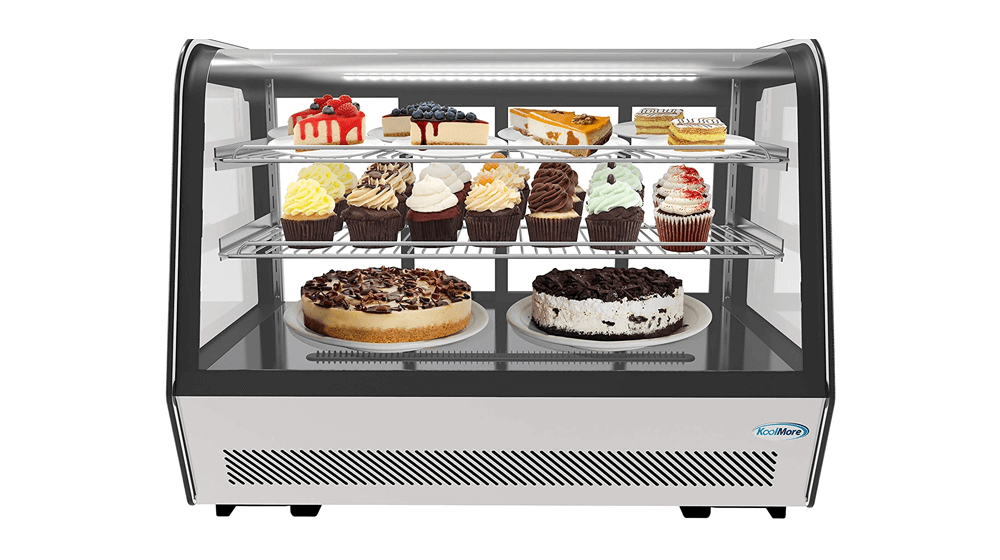 KoolMore - CDC-5C-BK Vitrine de réfrigérateur de comptoir commercial NSF de 35 pouces