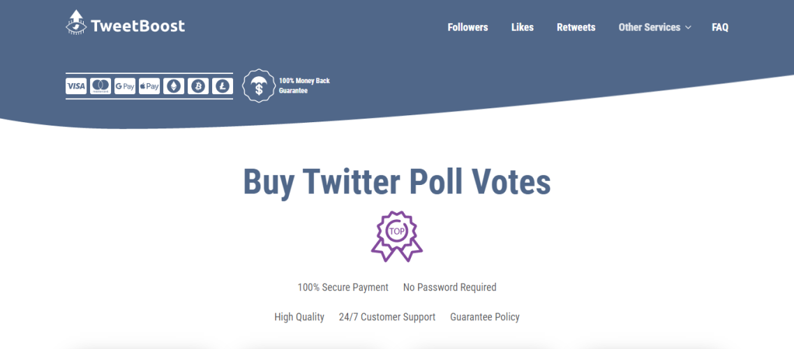 TweetBoost - cumpărați voturi pentru sondaje Twitter