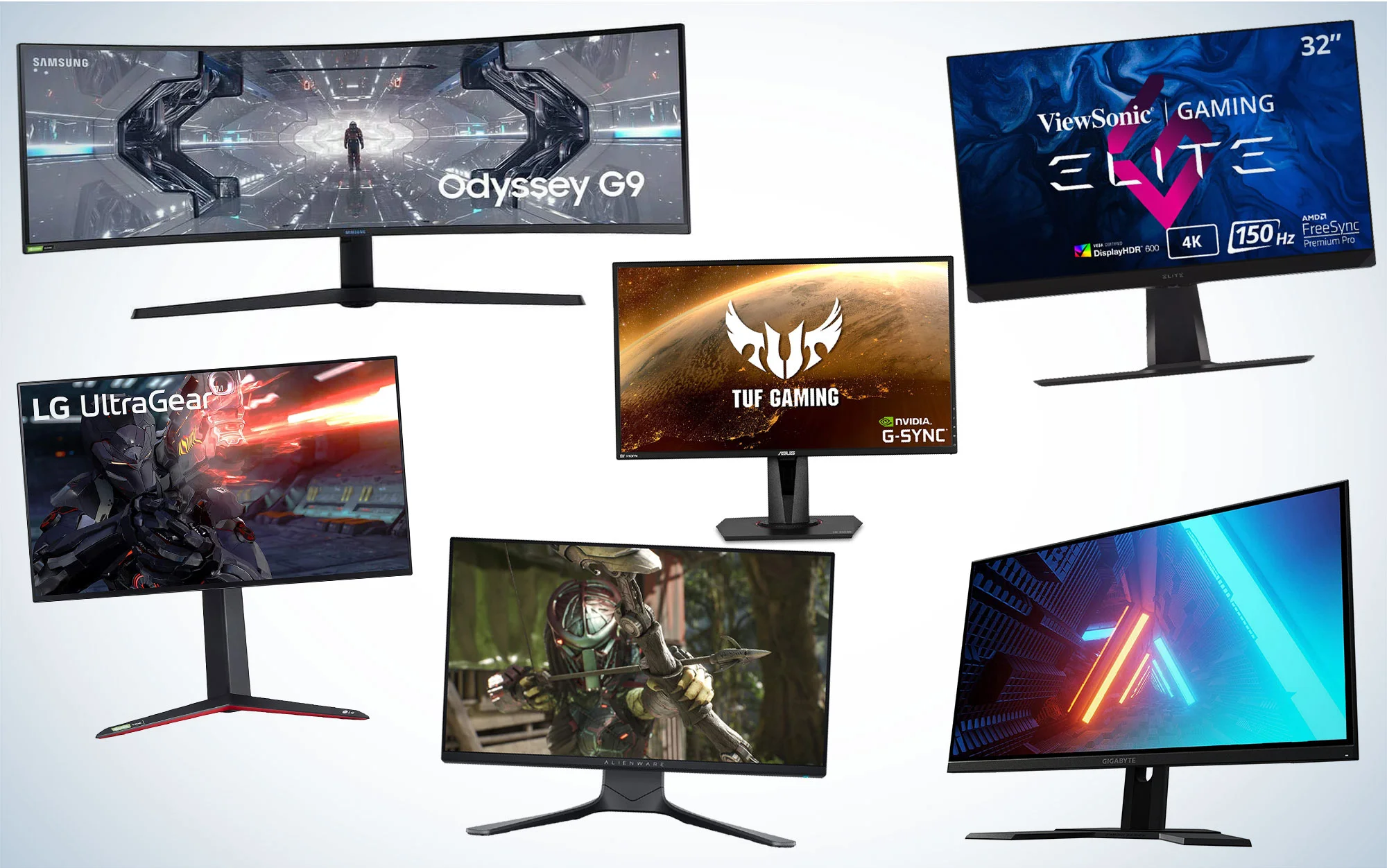 Monitor gaming terbaik 2022 Header Best Monitor Brands
