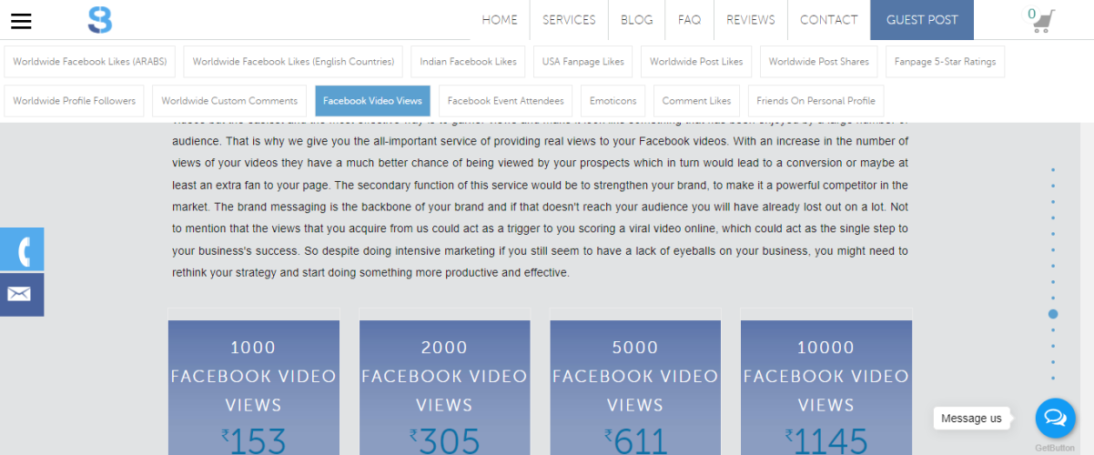 SocioBlend - Cumpărați vizualizări live pe Facebook